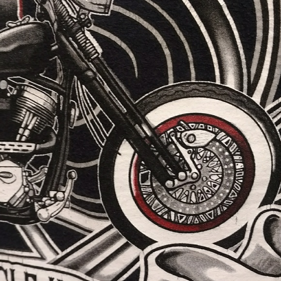 Lanconia Motorcycle Week 2014 T Shirt 91st Year XL - Picture 4 of 8